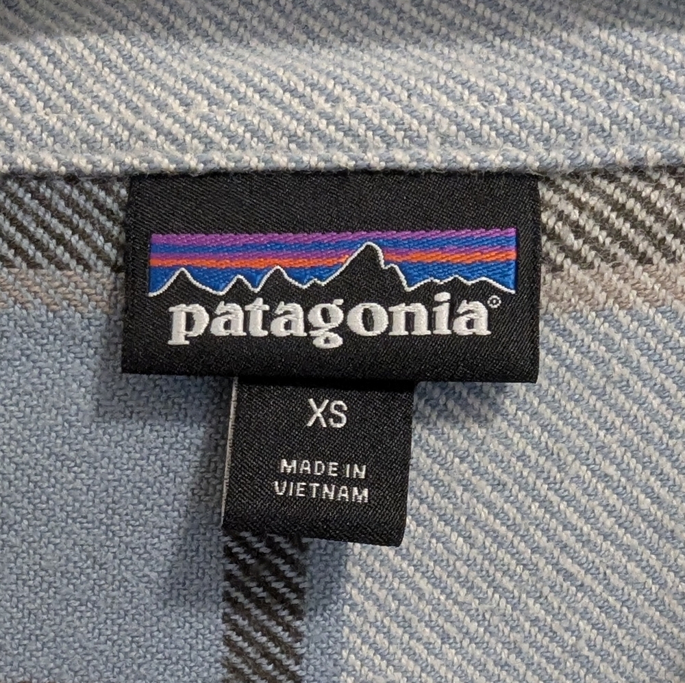 Patagonia đď¸ Fjord Flannel Shirt đš XS in Sunrise Ridge Natural - Picture 8 of 8